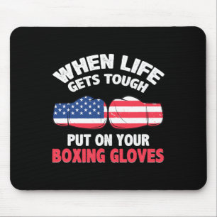 Fitness Boxring - Ich liebe Kickboxen Mousepad