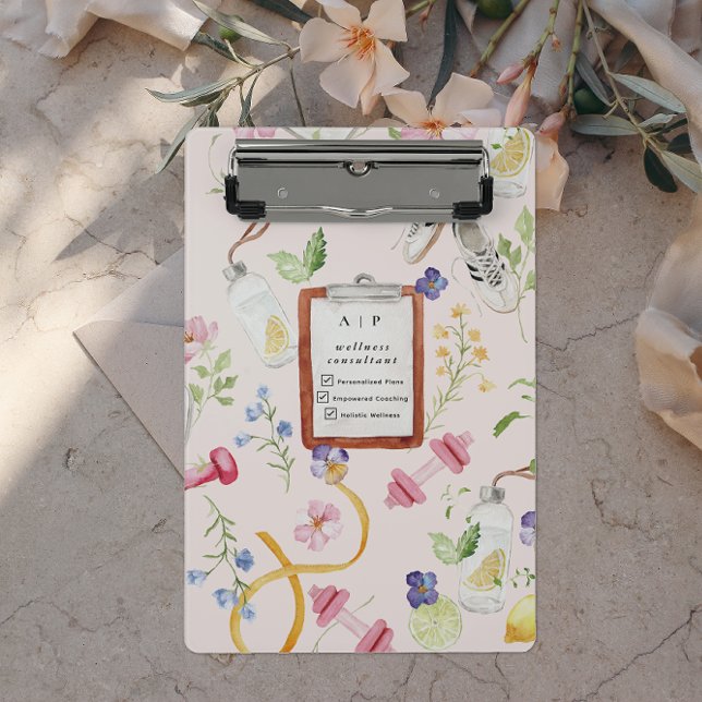 Fitness Branding | QR-Code für Wellness-Coach Mini Klemmbrett (Von Creator hochgeladen)