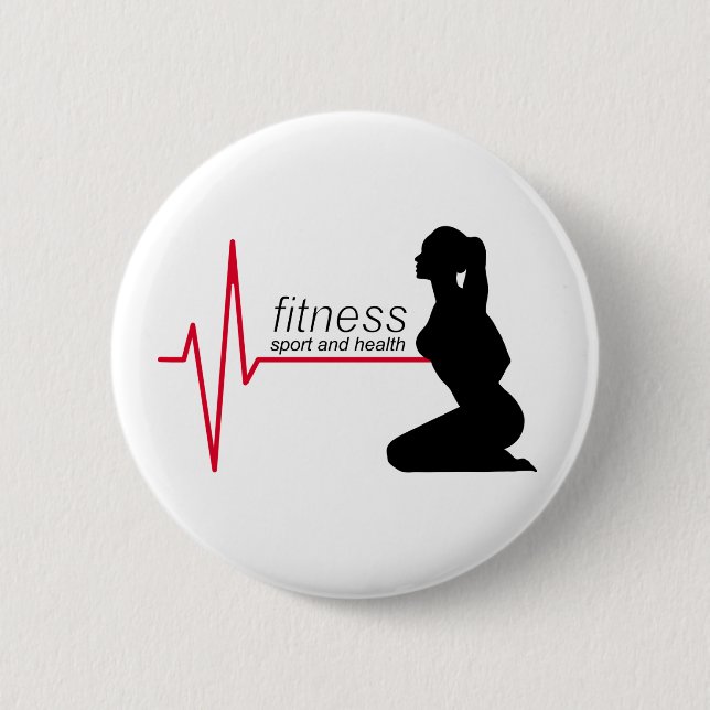 Fitness Button (Vorderseite)