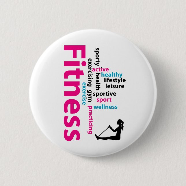 Fitness Button (Vorderseite)