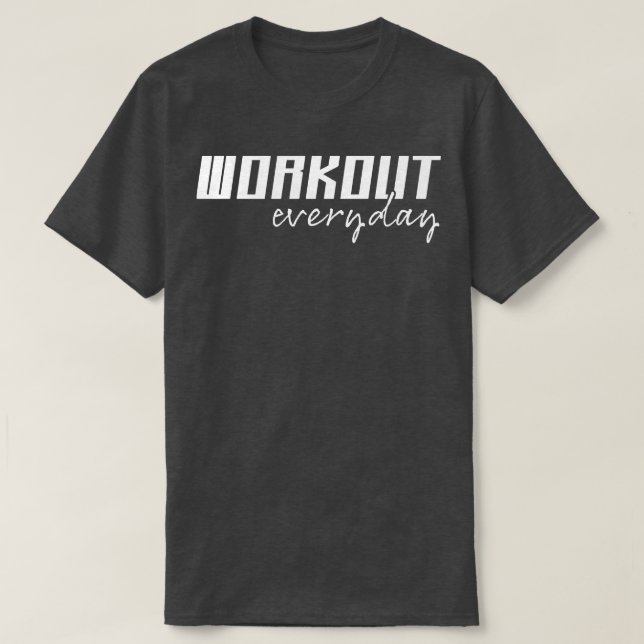 Fitness Center Workout Trainer T-Shirt (Design vorne)