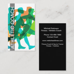 Fitness Coach Sports Trainer Visitenkarte