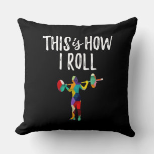 Fitness Das ist, wie ich das Bodybuilding-Mädchen  Kissen