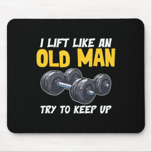 Fitness der Bodybuilding und Gym-Motivierend Zitat Mousepad