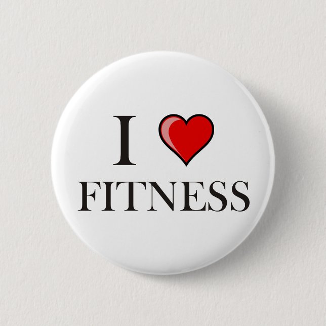 Fitness der Liebe I Button (Vorderseite)