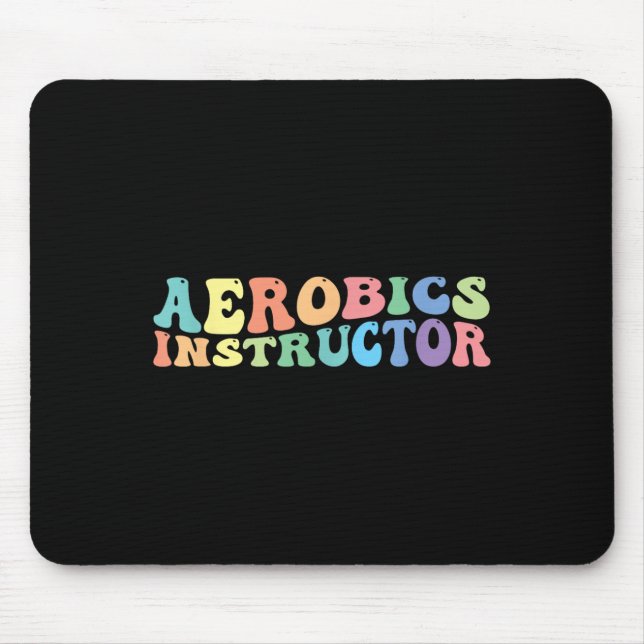 Fitness des Aerobic Instructors Mousepad (Vorne)