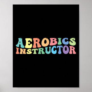 Fitness des Aerobic Instructors Poster