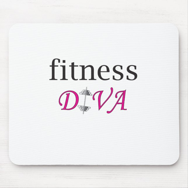 Fitness-Diva Mousepad (Vorne)