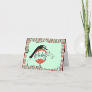 Fitness Feiertagskarte