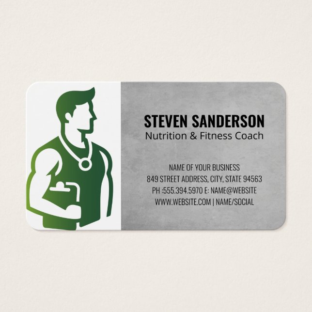 Fitness | Fitnessstudio | Personal Trainer (Vorderseite)