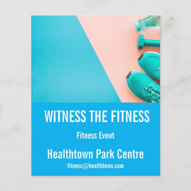 Fitness Flyer Fitness Ereignis oder Expo (Vorne)