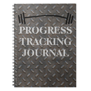 FITNESS-FORTSCHRITTS-VERFOLGUNGS-JOURNAL NOTIZBLOCK