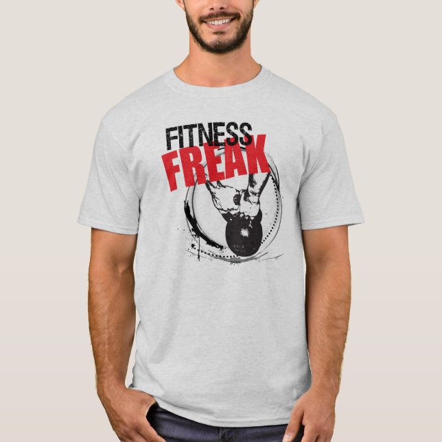 Fitness-Freak T-Shirt (Vorderseite)