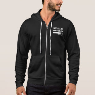 Fitness Funny Workout Installation Muskeln Hoodie