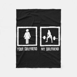 Fitness für Ihre VS My Girlfriend-Bodybuilding Fleecedecke