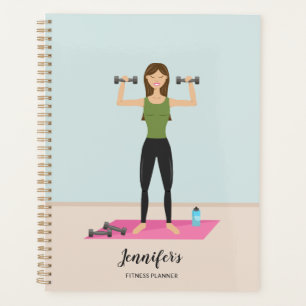 Fitness für Mädchen Planer
