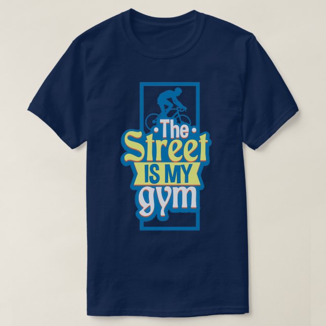 Fitness für Radsport T-Shirt (Design vorne)