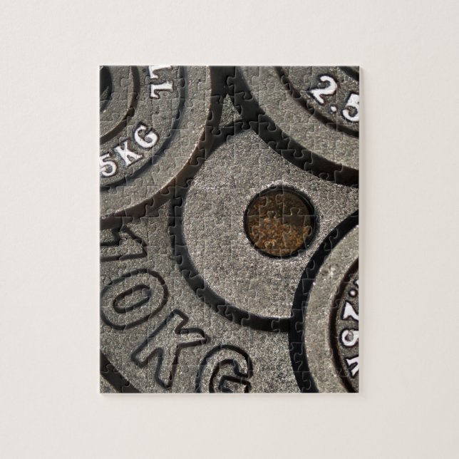 Fitness für Schwarzgymnasien Puzzle (Vertikal)