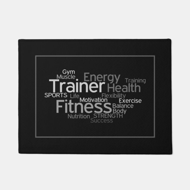 Fitness Fußmatte (Vorderseite)