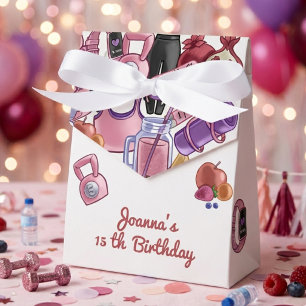 Fitness-Geburtstagsfeier Geschenkschachtel