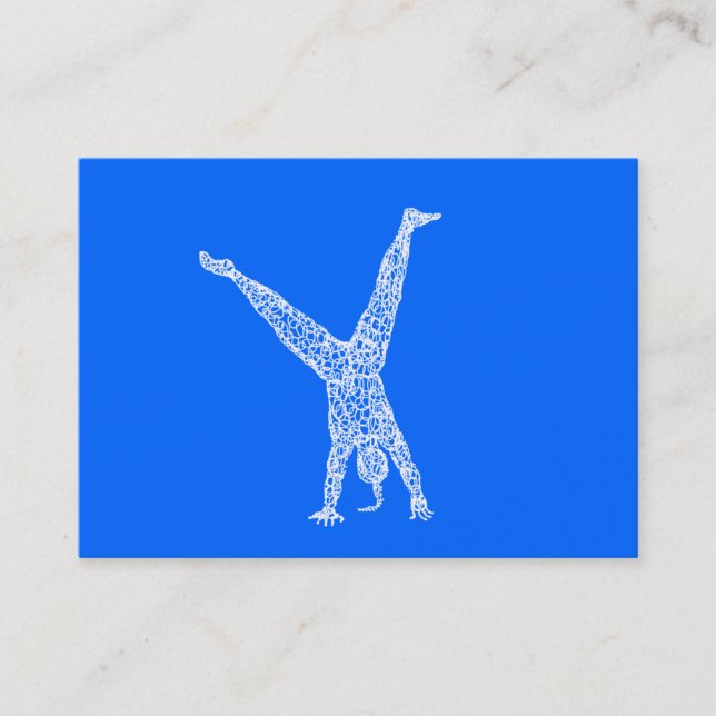 Fitness-Geschäfts-Karte Visitenkarte (Vorderseite)