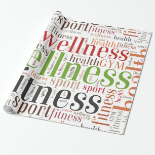 Fitness Geschenkpapier