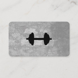 Fitness Gewicht Grau Textur Visitenkarte