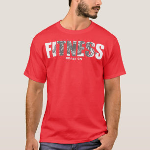 Fitness Gorilla Beast auf Gym Motivation Fitness T-Shirt