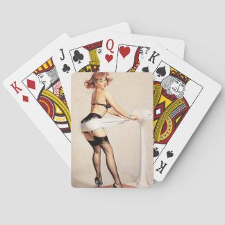 Fitness-Guru Pin Up Spielkarten