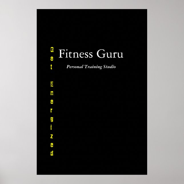 Fitness Guru Poster (Vorne)