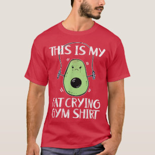 Fitness Gym Avocado Pun Grunge Das ist mein fetter T-Shirt