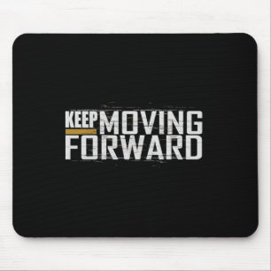 Fitness Gym Behalte vorwärts (Kunst im Vordergrund Mousepad
