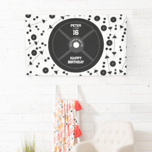 Fitness-Gym-Geburtstagsparty Banner