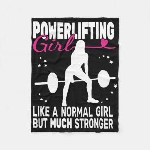 Fitness Gym Powerlifter Kraftheben Gewicht Fleecedecke