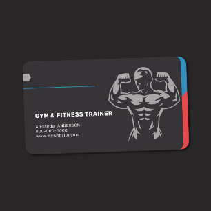 Fitness- & Gym-Trainer Visitenkarte