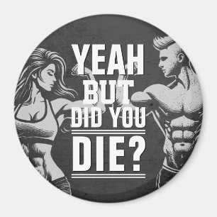 Fitness Gym Workout Bodybuilding Motivierend Magnet