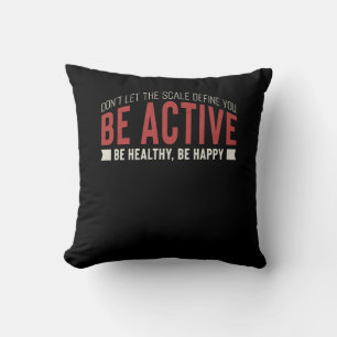 Fitness Gym Workout Motivation Kissen