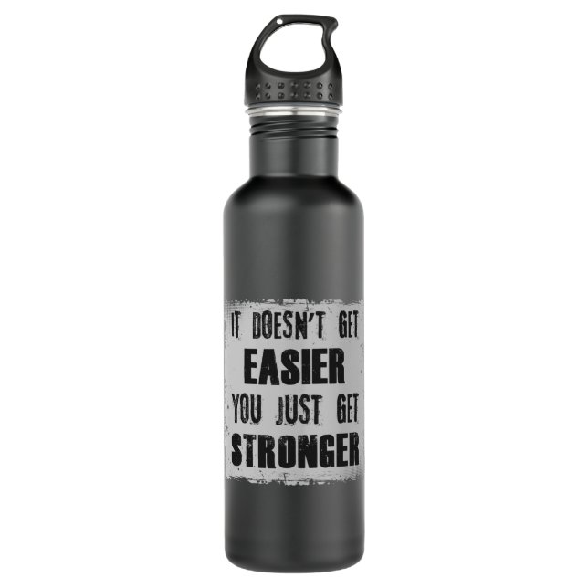 Fitness Gymnastik trainieren Sport Funny Gift Idee Edelstahlflasche (Vorderseite)