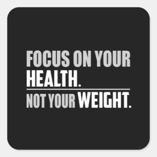 Fitness Gymnastik Workout Sport Funny Gift Idee Quadratischer Aufkleber