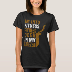 Fitness Hirsch in meinem Freezer Funny Hirsch Jagd T-Shirt