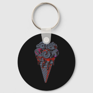 Fitness Ice Creme Cone Dumbell Spaß Schlüsselanhänger