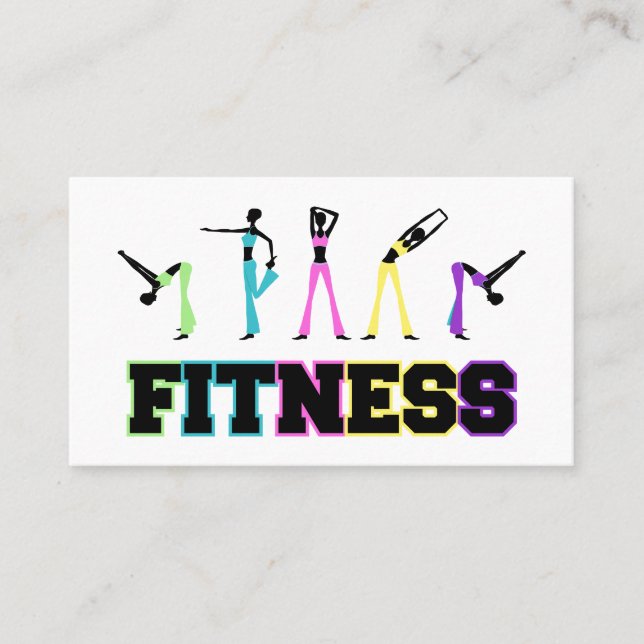 Fitness im Wort und im Brief Visitenkarte (Vorderseite)