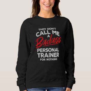 Fitness Instructor - Coach für die Fitness im Gesu Sweatshirt