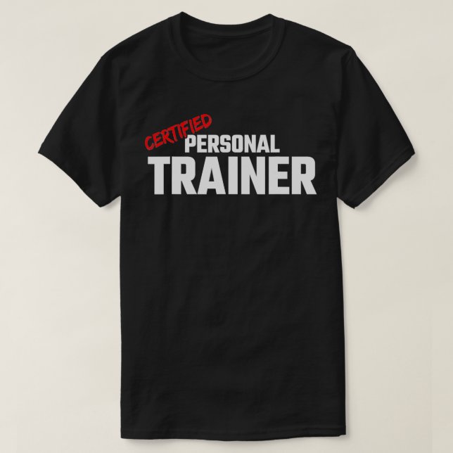 Fitness Instructor Health Fitness Coach Personal T T-Shirt (Design vorne)