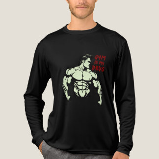 Fitness ist mein Medikament. Fitness ist meine Lie Tri-Blend Shirt