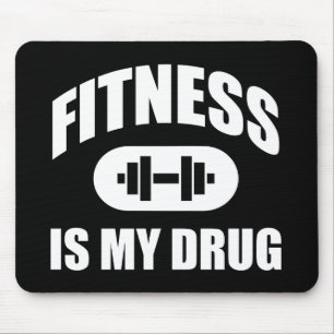 Fitness ist mein Medikament - Fitnesstraining Moti Mousepad
