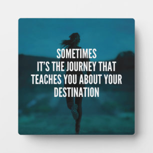 Fitness Journey - Women's Workout Motivierend Fotoplatte