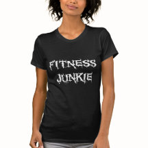 Fitness-Junkie-Schwarz-Shirt