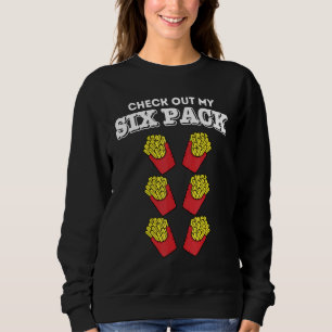 Fitness Karo Out My Six Pack Französisch Friends W Sweatshirt