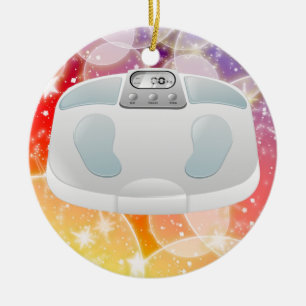 Fitness! Keramik Ornament